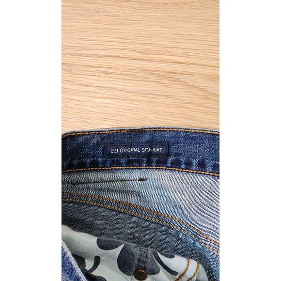 Lucky Brand 221 Jeans Mens 38x34 Straight Blue Denim Relaxed Fit Pants Y2K - Picture 10 of 13